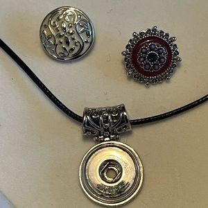 Magnolia and Vine Necklace